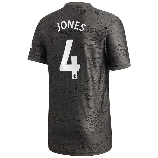 Camiseta Manchester United NO.4 Jones Segunda equipo 2020-2021 Negro